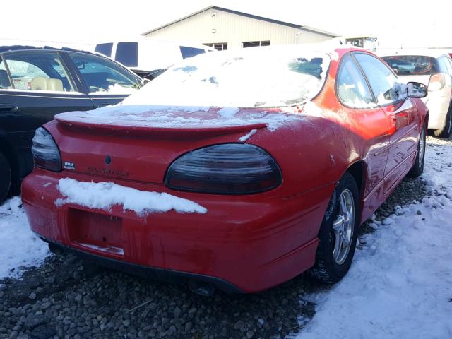 1G2WP12KX2F118023 - 2002 PONTIAC GRAND PRIX RED photo 4