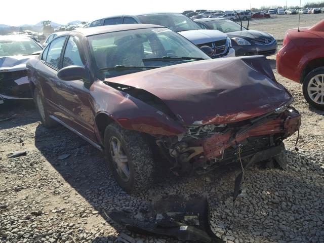 1G3NL52E52C226443 - 2002 OLDSMOBILE ALERO GL BURGUNDY photo 1