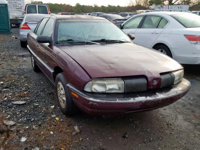 1G3NL543XPM036361 - 1993 OLDSMOBILE ACHIEVA S BURGUNDY photo 1