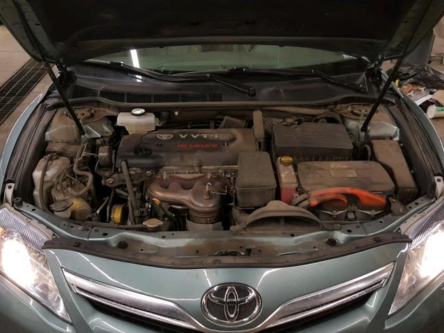 4T1BB3EK5AU124902 - 2010 TOYOTA CAMRY HYBR GREEN photo 7