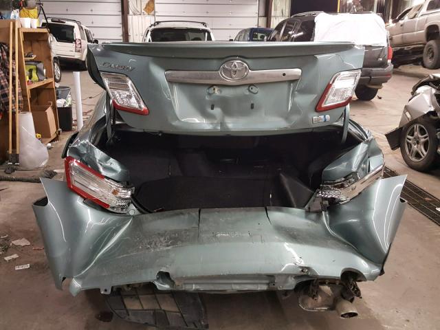 4T1BB3EK5AU124902 - 2010 TOYOTA CAMRY HYBR GREEN photo 9