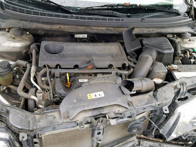 KNAFU5A23D5673186 - 2013 KIA FORTE EX SILVER photo 7