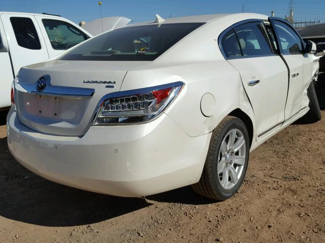 1G4GC5EG2AF277252 - 2010 BUICK LACROSSE C WHITE photo 4