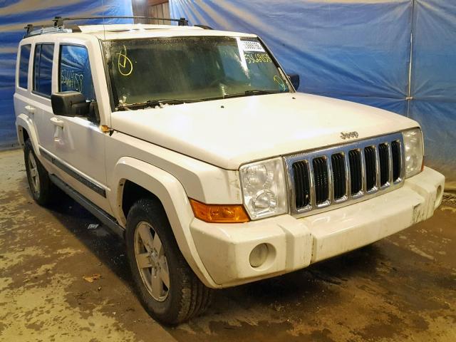 1J8HG48P87C529172 - 2007 JEEP COMMANDER WHITE photo 1