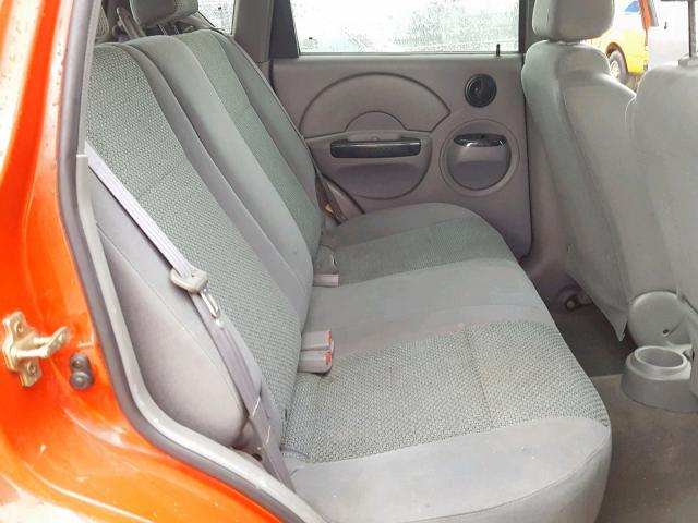 KL1TJ62694B145652 - 2004 CHEVROLET AVEO LS RED photo 6
