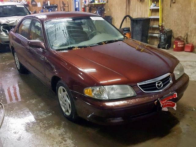 1YVGF22D025263548 - 2002 MAZDA 626 ES RED photo 1