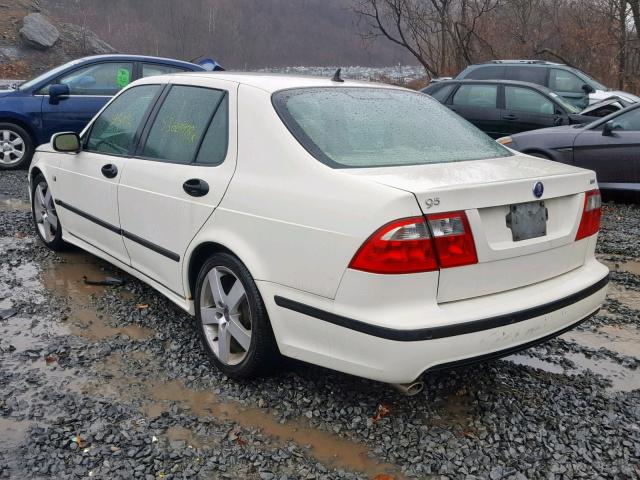 YS3EH49G243011102 - 2004 SAAB 9-5 AERO WHITE photo 3