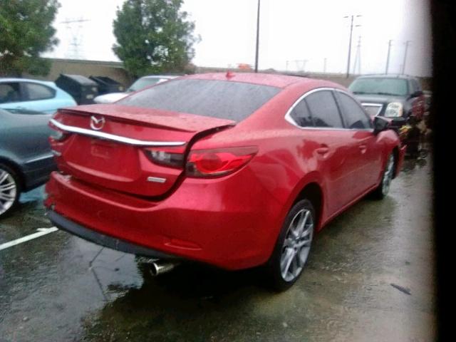 JM1GJ1W56F1185811 - 2015 MAZDA 6 GRAND TO RED photo 4