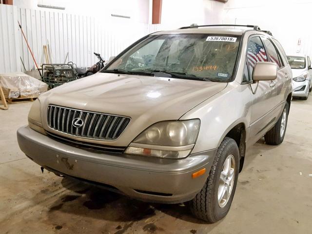 JT6HF10U4Y0133499 - 2000 LEXUS RX 300 TAN photo 2