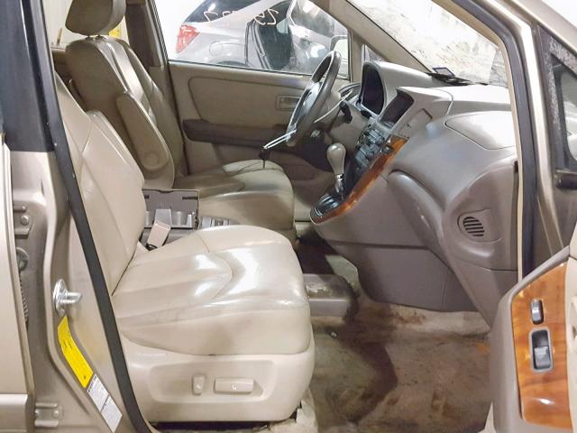 JT6HF10U4Y0133499 - 2000 LEXUS RX 300 TAN photo 5