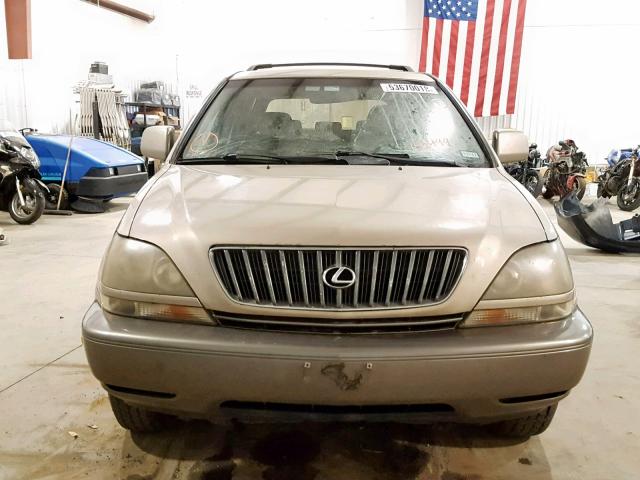 JT6HF10U4Y0133499 - 2000 LEXUS RX 300 TAN photo 9