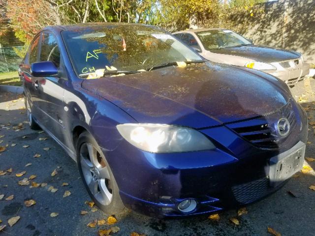 JM1BK123641114407 - 2004 MAZDA 3 S BLUE photo 1