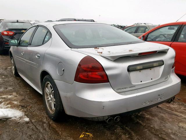 2G2WR544951324154 - 2005 PONTIAC GRAND PRIX SILVER photo 3