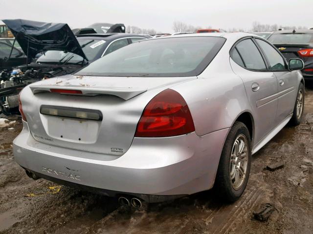 2G2WR544951324154 - 2005 PONTIAC GRAND PRIX SILVER photo 4