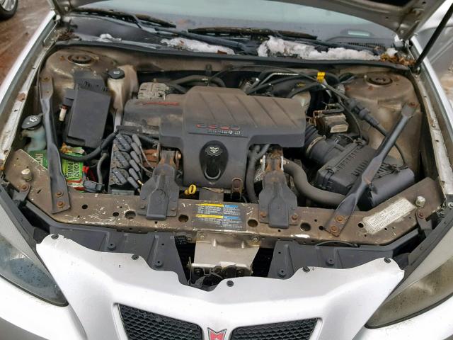 2G2WR544951324154 - 2005 PONTIAC GRAND PRIX SILVER photo 7