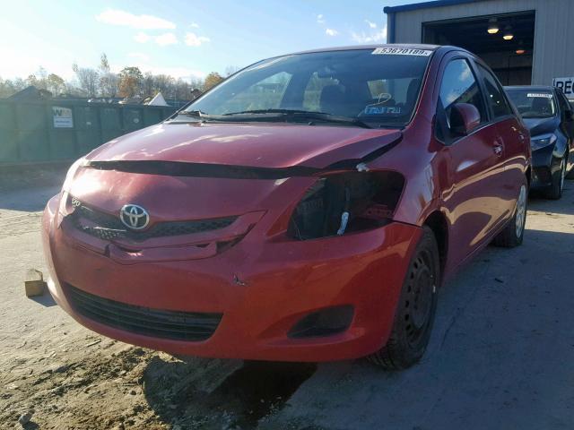 JTDBT923571034614 - 2007 TOYOTA YARIS RED photo 2