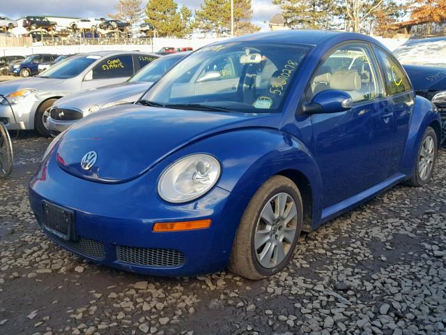 3VWPG31C38M519926 - 2008 VOLKSWAGEN NEW BEETLE BLUE photo 2