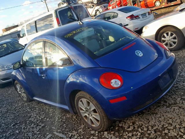 3VWPG31C38M519926 - 2008 VOLKSWAGEN NEW BEETLE BLUE photo 3