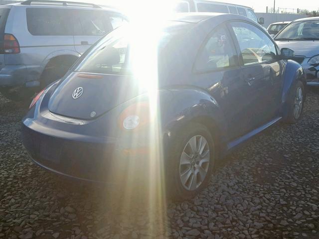 3VWPG31C38M519926 - 2008 VOLKSWAGEN NEW BEETLE BLUE photo 4