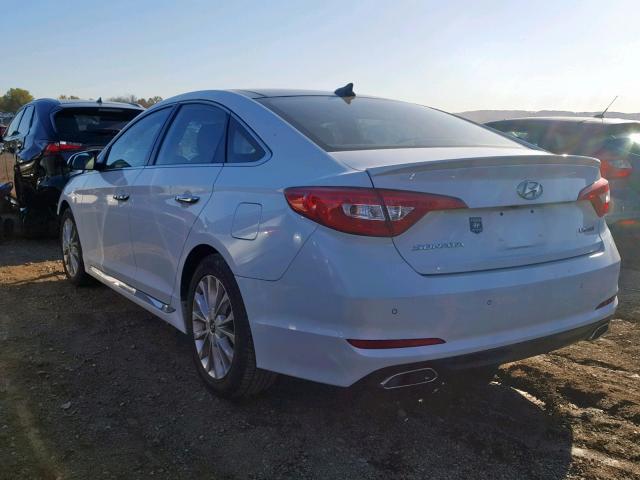 5NPE34AF4FH253230 - 2015 HYUNDAI SONATA SPO WHITE photo 3