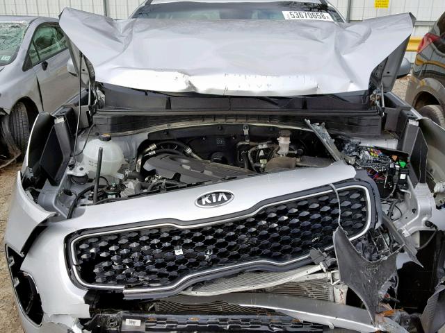 KNDPM3AC7J7311401 - 2018 KIA SPORTAGE L SILVER photo 7