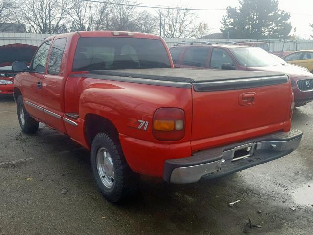 2GTEK19T1X1545920 - 1999 GMC NEW SIERRA RED photo 3