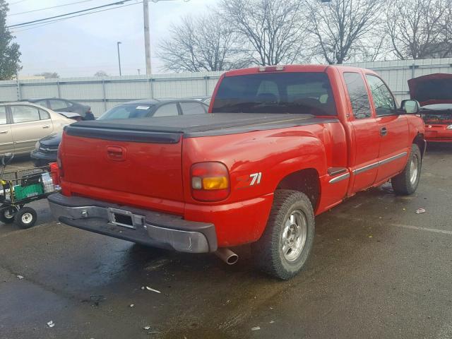 2GTEK19T1X1545920 - 1999 GMC NEW SIERRA RED photo 4