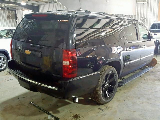 1GNSKKE7XDR145592 - 2013 CHEVROLET SUBURBAN K BLACK photo 4