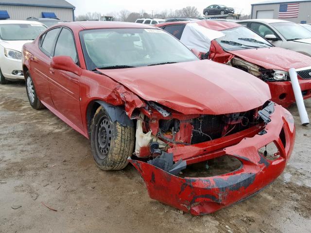 2G2WP552971128740 - 2007 PONTIAC GRAND PRIX წითელი ფოტო 1
