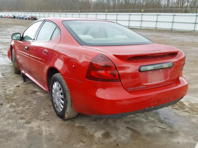 2G2WP552971128740 - 2007 PONTIAC GRAND PRIX წითელი ფოტო 3