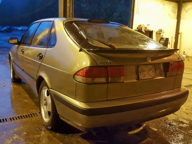 YS3DF58N2X2008671 - 1999 SAAB 9-3 SE GREEN photo 3