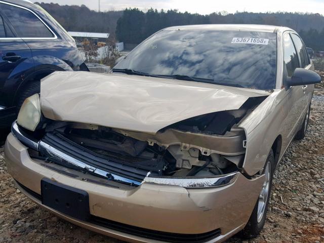 1G1ZT52825F308234 - 2005 CHEVROLET MALIBU LS 金色 照片 2