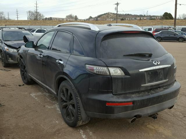 JNRAS08W78X208726 - 2008 INFINITI FX35 BLACK photo 3