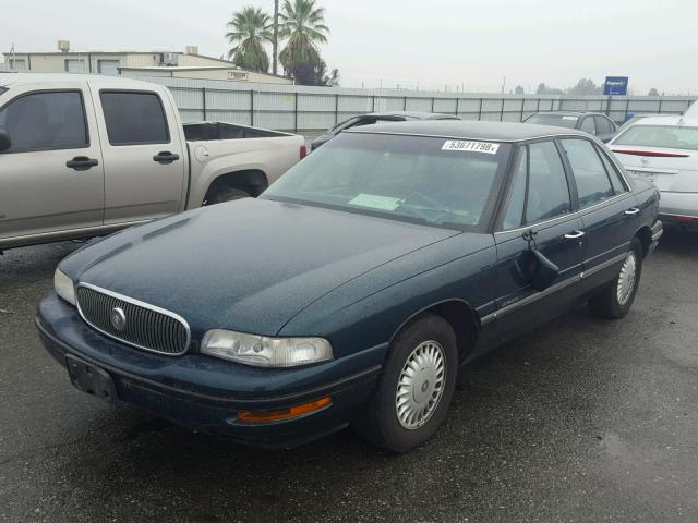 1G4HP52K1XH425986 - 1999 BUICK LESABRE CU GREEN photo 2