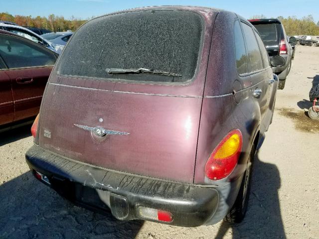 3C8FY68B82T202701 - 2002 CHRYSLER PT CRUISER PURPLE photo 4