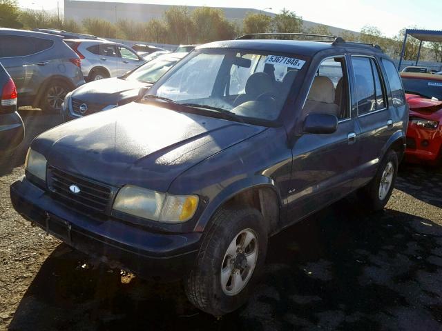 KNDJA7214S5504556 - 1995 KIA SPORTAGE BLUE photo 2