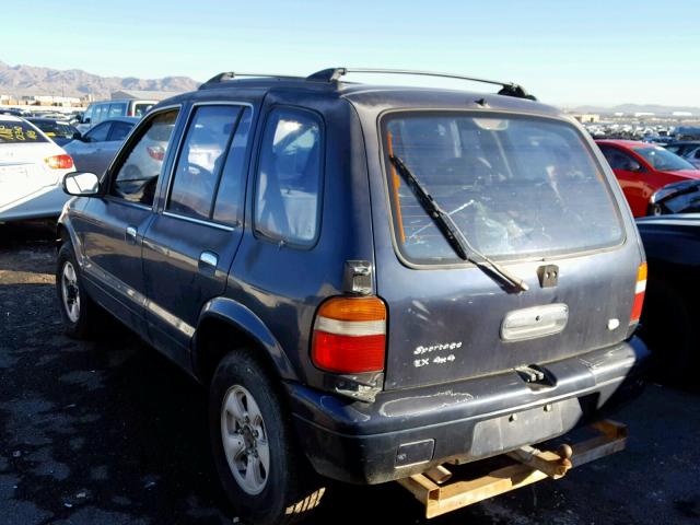 KNDJA7214S5504556 - 1995 KIA SPORTAGE BLUE photo 3