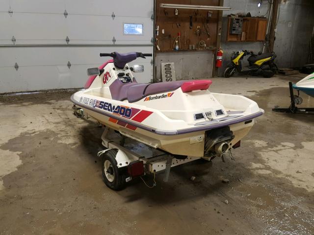 ZZN71300K293 - 1993 BOMBARDIER SEA DOO TWO TONE photo 3