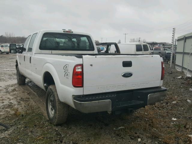 1FT7W3BTXBEB32467 - 2011 FORD F350 SUPER WHITE photo 3