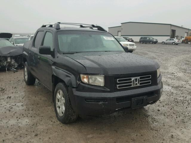 2HJYK16536H529142 - 2006 HONDA RIDGELINE BLACK photo 1