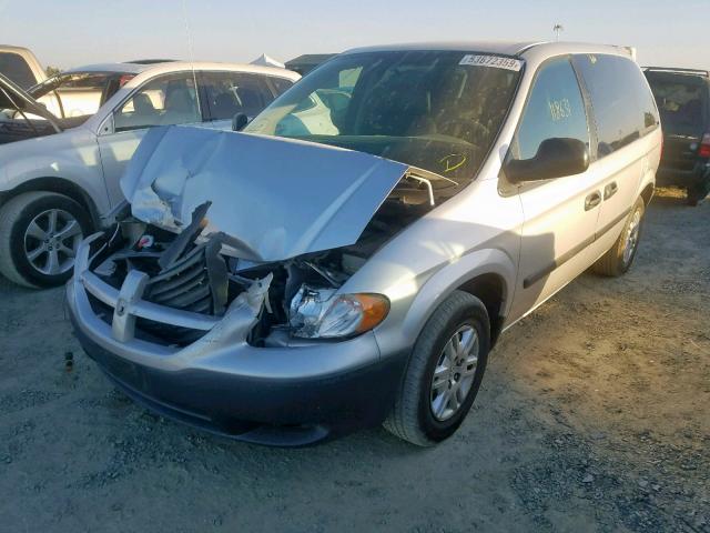 1D4GP25R86B590431 - 2006 DODGE CARAVAN SE SILVER photo 2