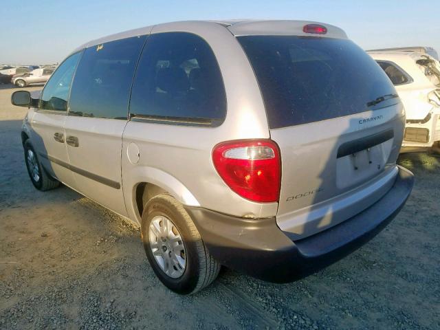 1D4GP25R86B590431 - 2006 DODGE CARAVAN SE SILVER photo 3