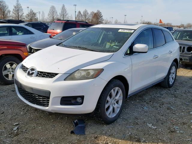 JM3ER293X70111659 - 2007 MAZDA CX-7 WHITE photo 2