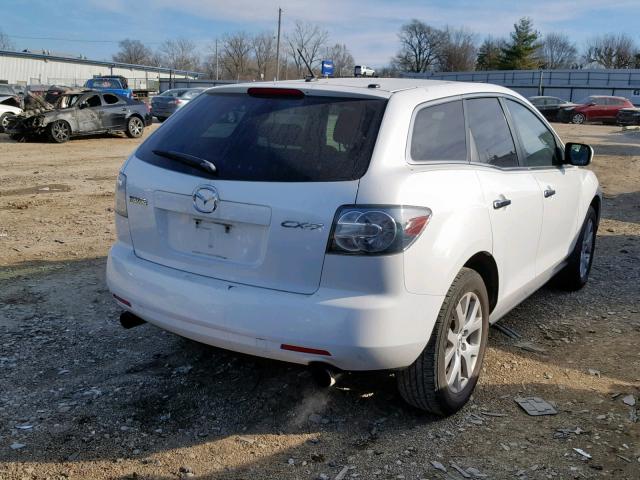 JM3ER293X70111659 - 2007 MAZDA CX-7 WHITE photo 4