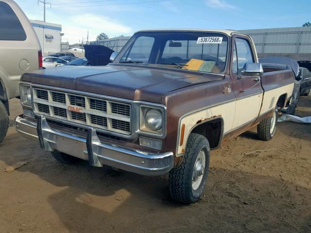 TKL148S531620 - 1978 GMC SIERRA 15 BROWN photo 2