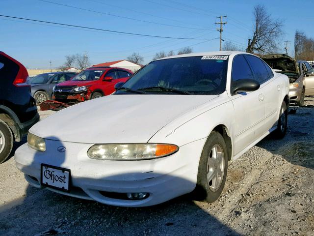 1G3NL52F14C157598 - 2004 OLDSMOBILE ALERO GL WHITE photo 2