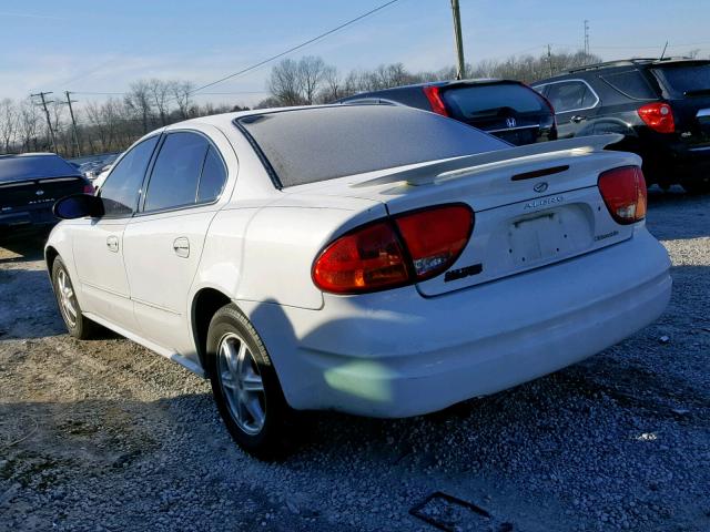 1G3NL52F14C157598 - 2004 OLDSMOBILE ALERO GL WHITE photo 3