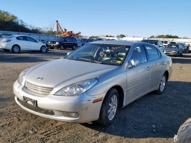 JTHBF30G135038364 - 2003 LEXUS ES 300 SILVER photo 2