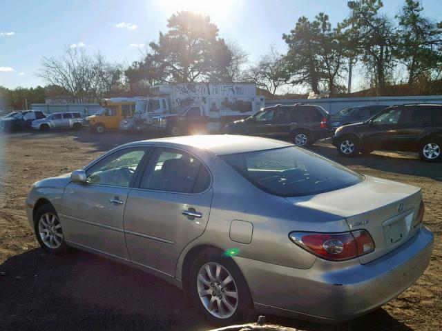 JTHBF30G135038364 - 2003 LEXUS ES 300 SILVER photo 3