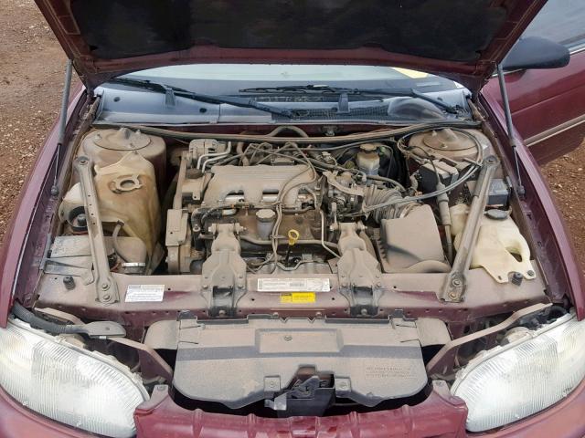 2G1WL52M6X9122711 - 1999 CHEVROLET LUMINA BAS BURGUNDY photo 7